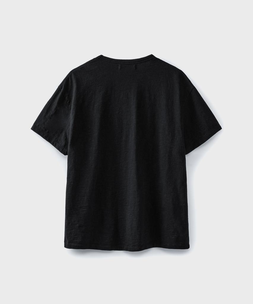 Beulaendideu Soft Slub Crop T-Shirt [Black]
