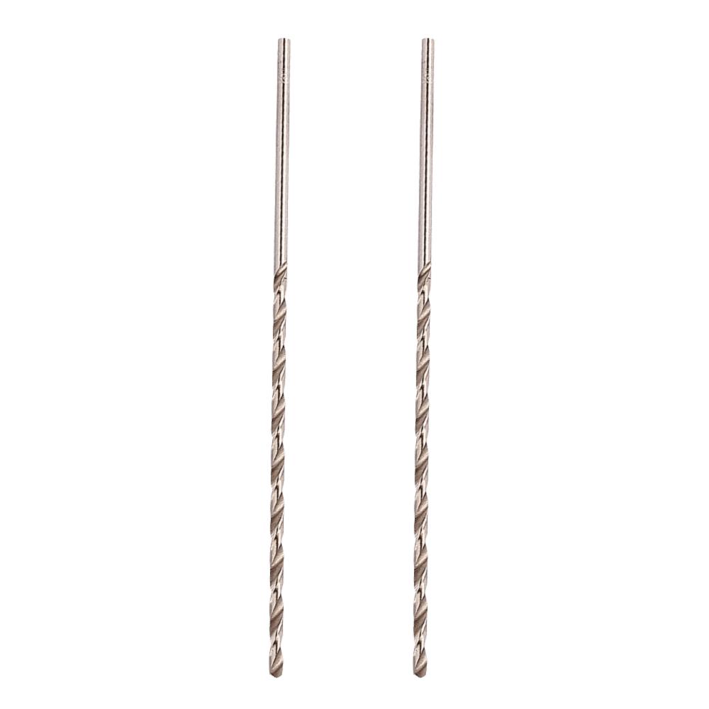 2pcs HSS Material Twist Drill Bit 3mm Diameter Extra Long Drill Bit HSS Drill Bit  For Woodworking