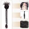 Sweet Bun Head Braid Synthetic Ponytails Wig Clip 40cm Women Fashion Twist Braid Daily Styling Headdress
