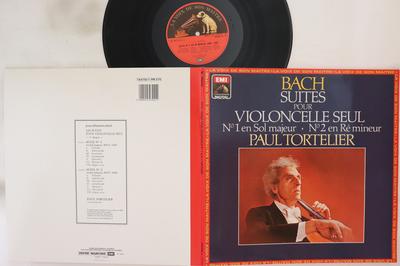 LP Record PAUL TORTELIER  Bach Suites Pour Viloncelle Seul 1547921 LA VOIX DE SON 1983 France Classical Used