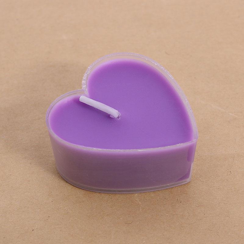 9pcs/set Heart Shaped Candles Scented Candles Wedding Decoration Valentine's Day Gift Romantic Marriage Paraffin Wax Candles