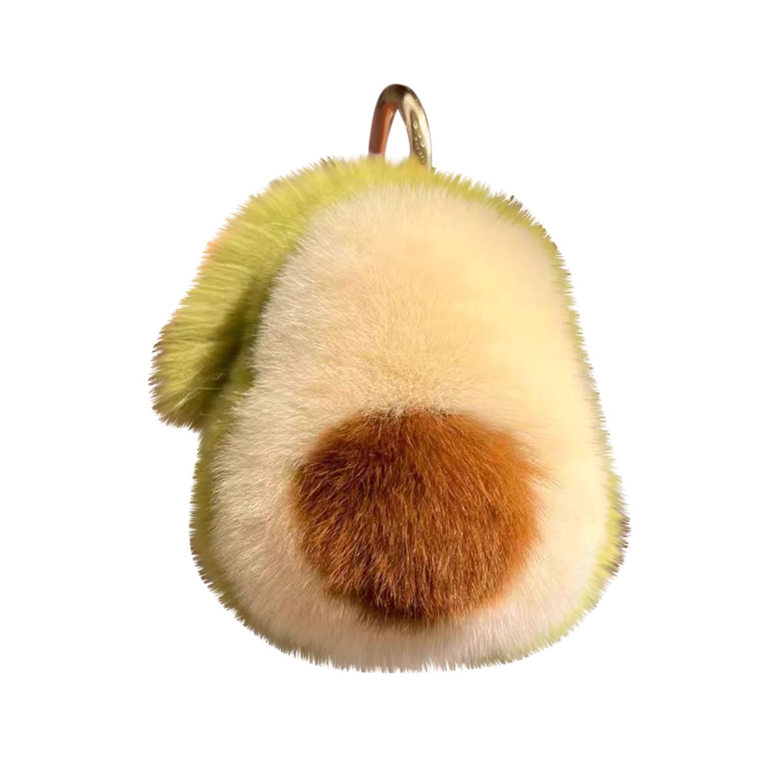 

Подвеска-брелок для автомобиля из искусственной норки, симпатичная плюшевая кукла, школьная сумка, подвеска One Size