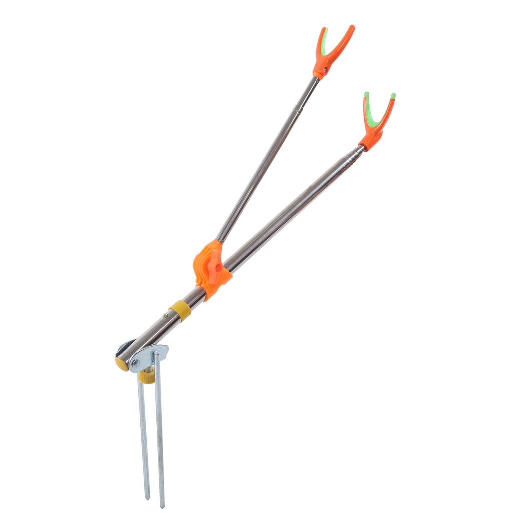 Fishing Rod Bracket Stainless Steel Insertion Multifunction Fish Pole Tackle Supplies2.1 Meters