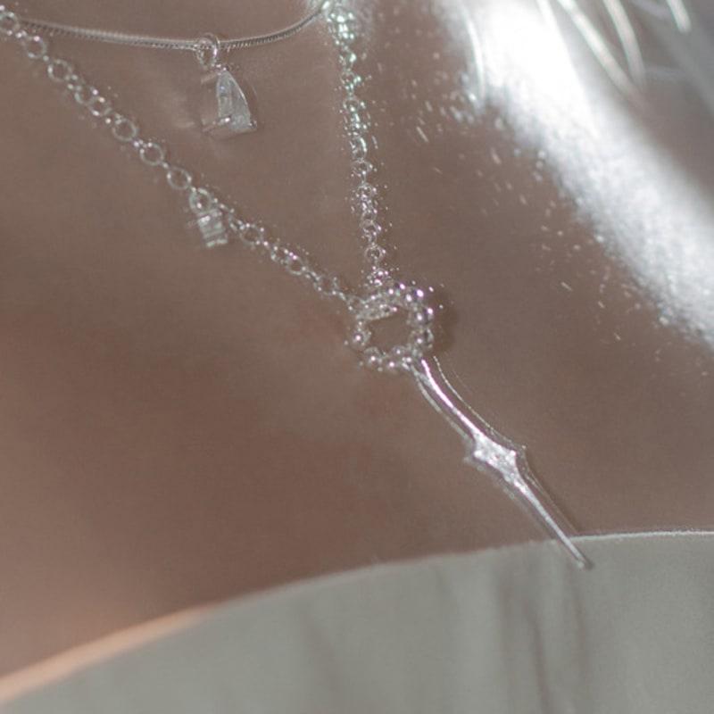 moon light stone Daisy_necklace_chain ver.