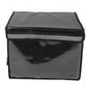 Insulated Food Delivery Bag Zippered Top Waterproof Large Capacity Insulated Grocery Bag for Hot