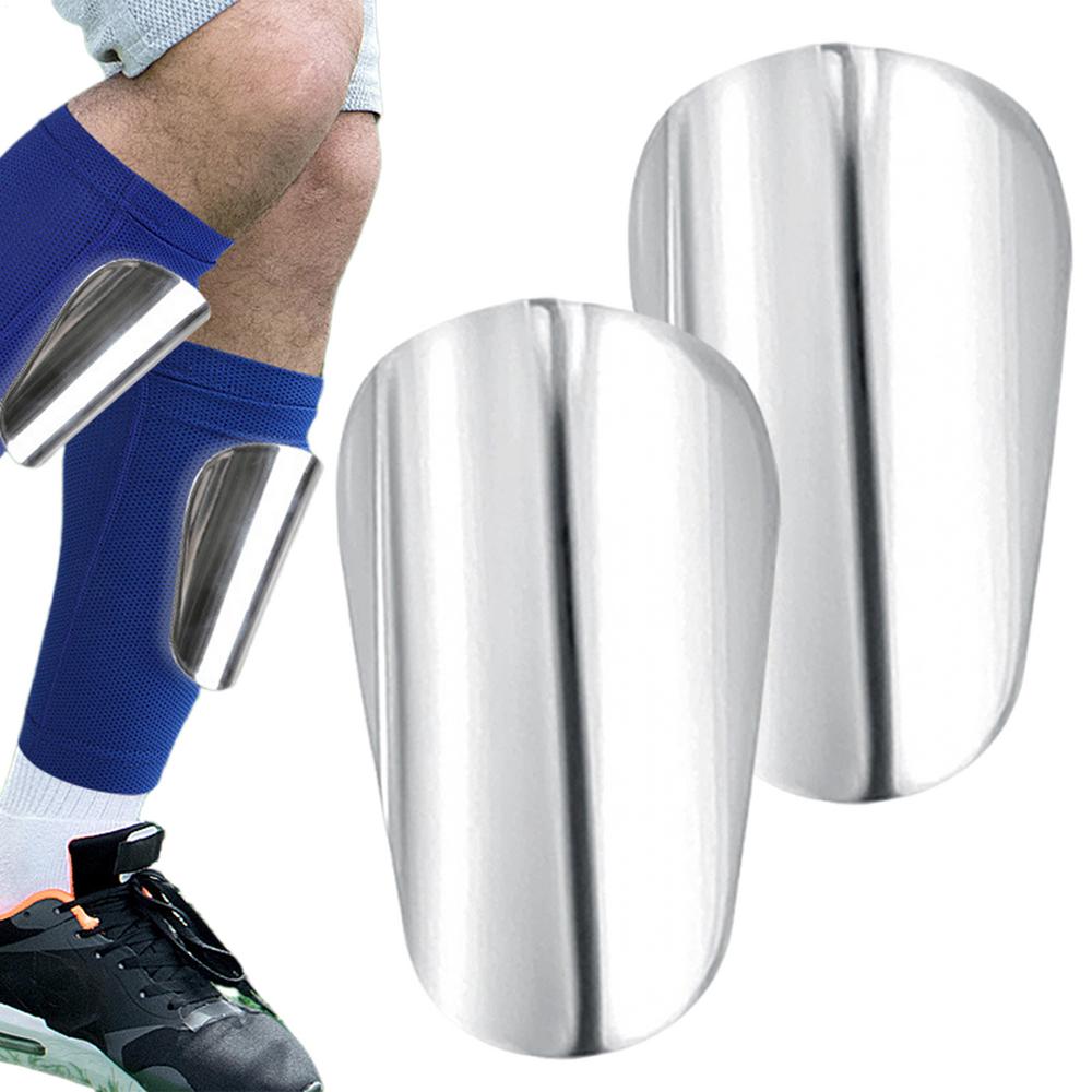 Shin Guards Non-slip Plating Football Shin Guards EVA Cushion Anti-Shock Football Shinguards Ergonomic Protective Gear For Daily S серебряный