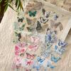 2 Pcs Ancient-style Butterfly Theme Stickers Decorative Hand Account Diary Scrapbooking Material Planner Craft Supplies