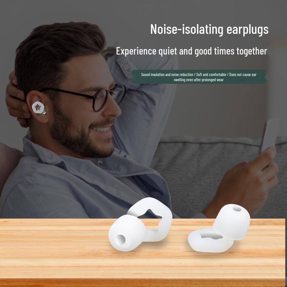 Multi-Size Noise Cancelling Silicone Earplugs Set for Swimming & Sleeping (S/M/L)