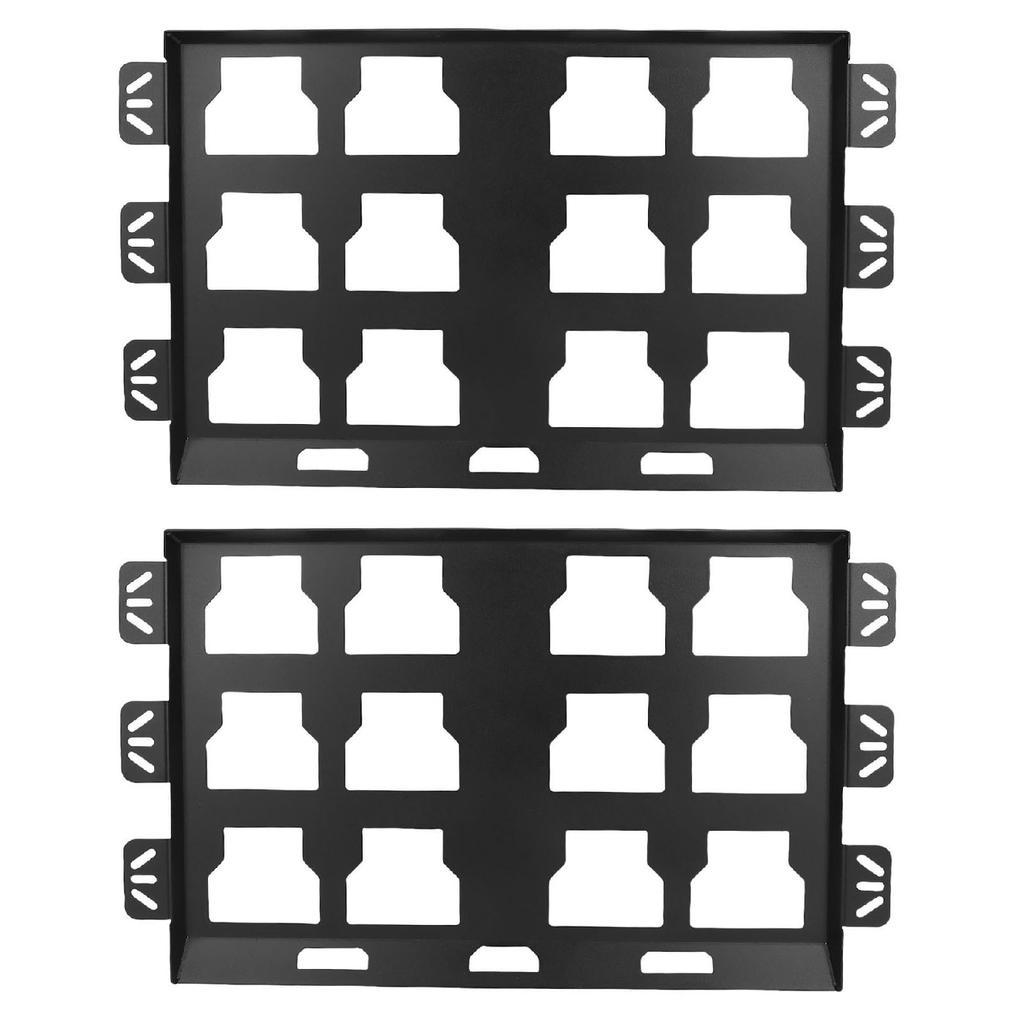 2 Pcs Toolbox Mounting Plate Suitable for Mli Packout Toolbox Wall Or Floor Mount Metal Mounting Base