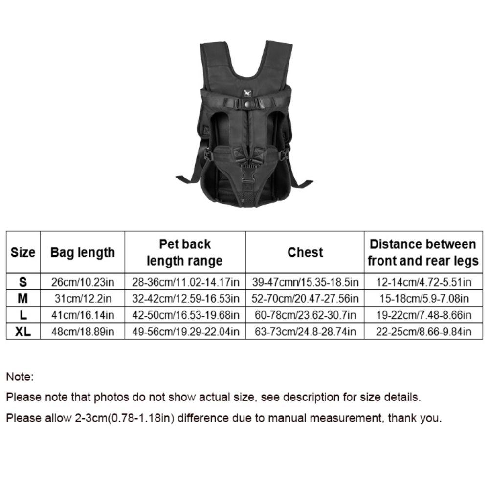 Hands Free Pet Front Backpacks Breathable Portable Pet Bag Practical Dog Outgoing Bag  Outdoor