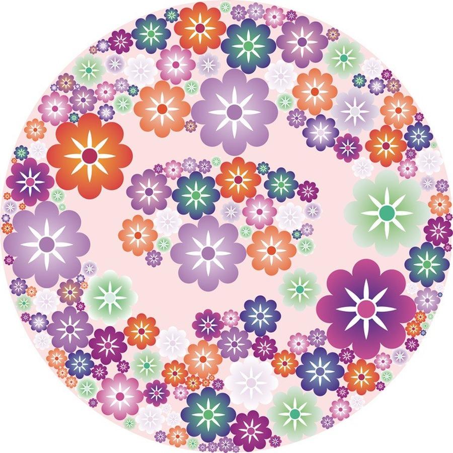Children's rug living room bedroom rug round rug area rug living room tatami round rug kawaii rug