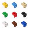 100pcs 36841 Front Side 2Holes Bracket 1 X 1 - 1 X 1 Block Moc Compatible with Brick DIY Children's Toys