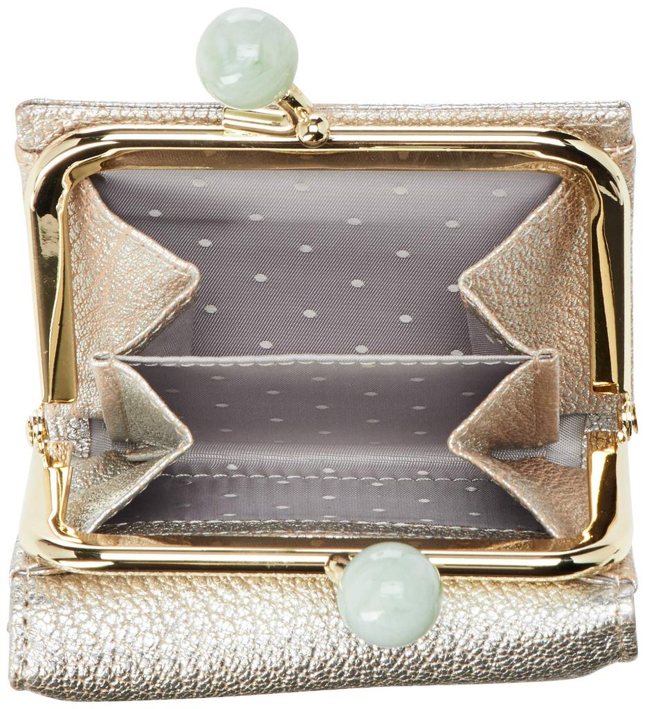 Perke Acrylic Ball Tri-Fold Mini Wallet for Women, 08-06-03562 SVGN