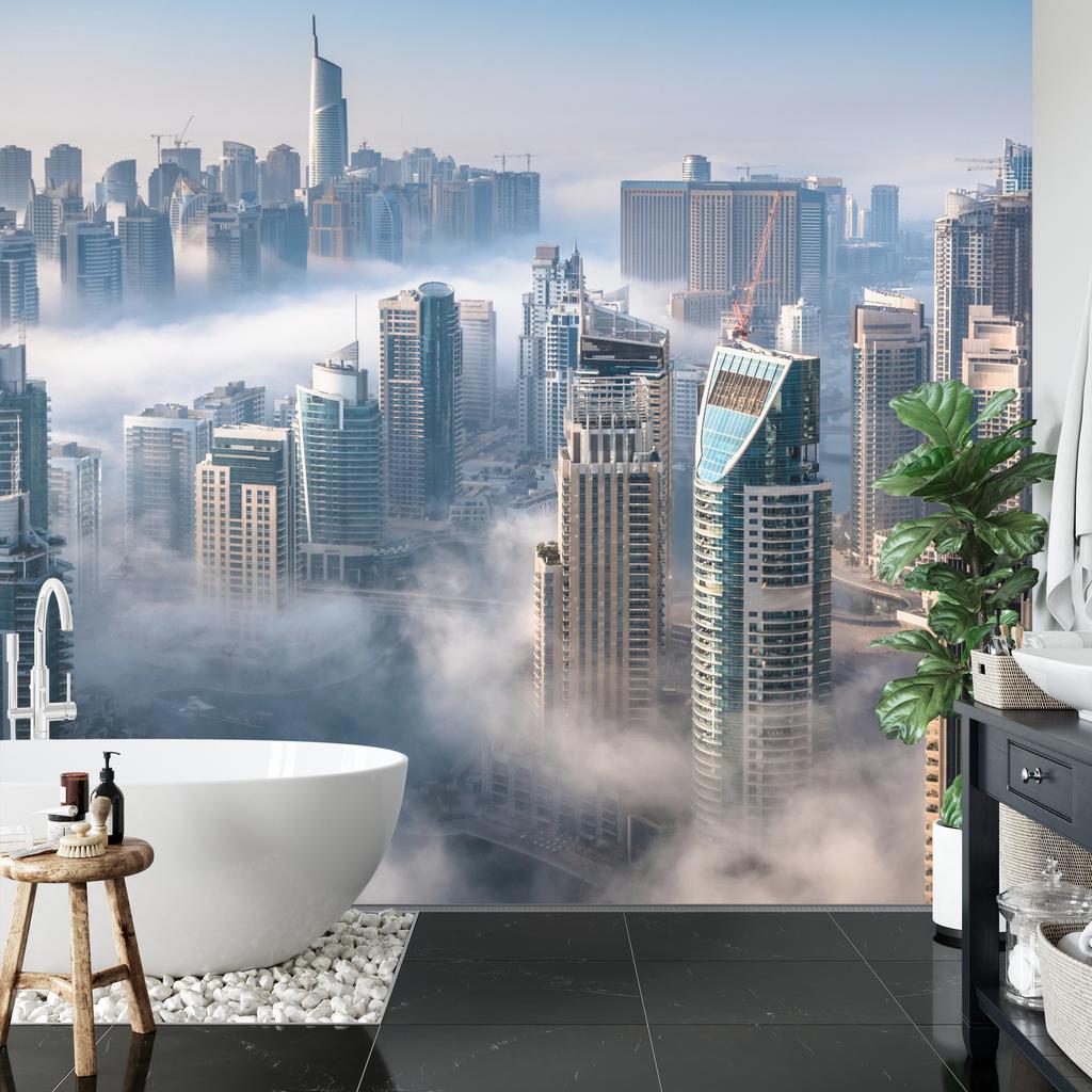 Photomural Dubai In Clouds Washable Fleece 104x70.5