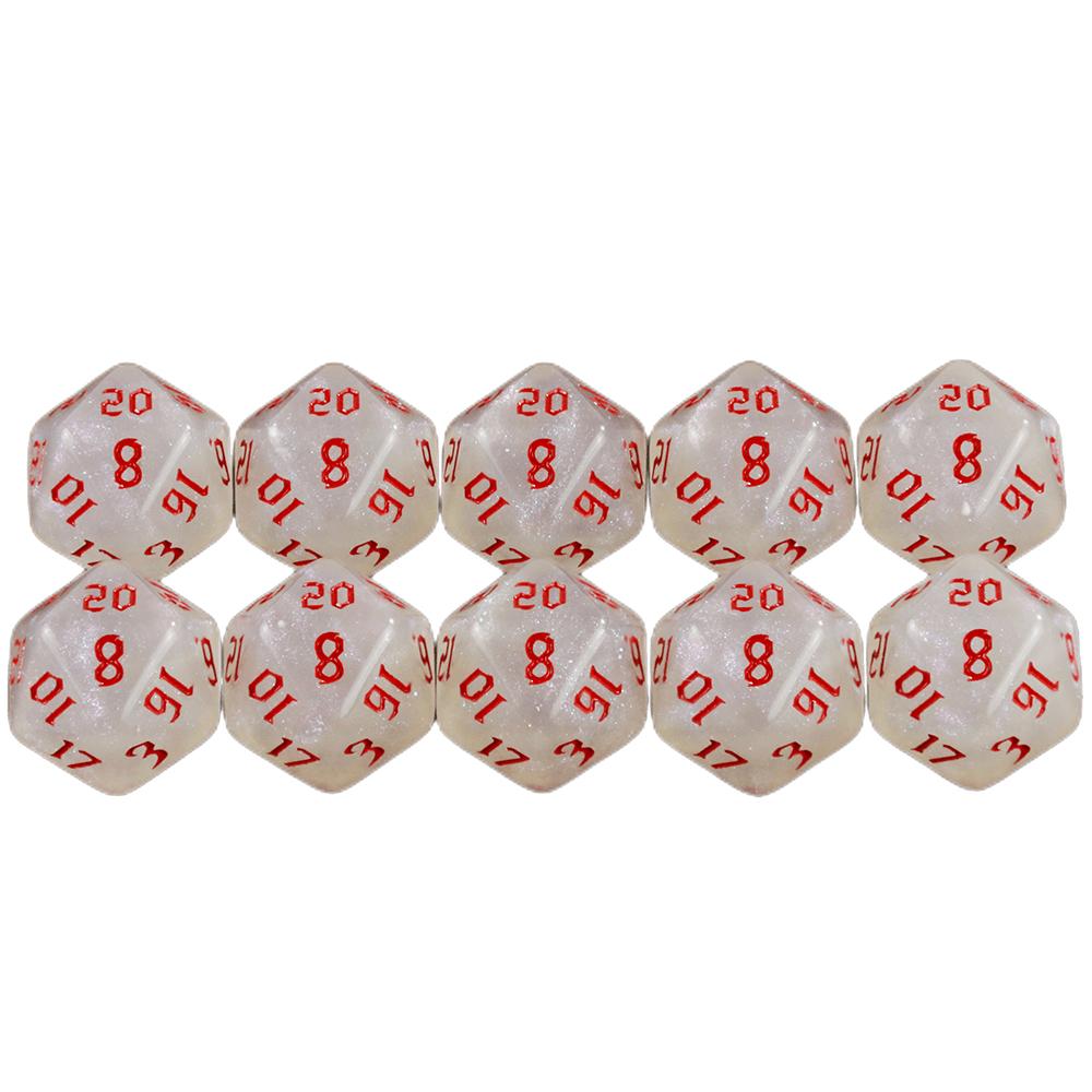DND Polyhedral Dice D20 for Rpg DND Games Dices Desktop Polyhedral Set for Role Playing Game