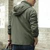 Men's Thin Jacket Outdoor Military Assault Hooded Waterproof Mountaineering Suit Men's Windbreaker Jacket
