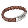Vintage Woven Leather Bracelet Men s Cuff Wrap Bracelet Braided Bracelet with Magnetic Clasp