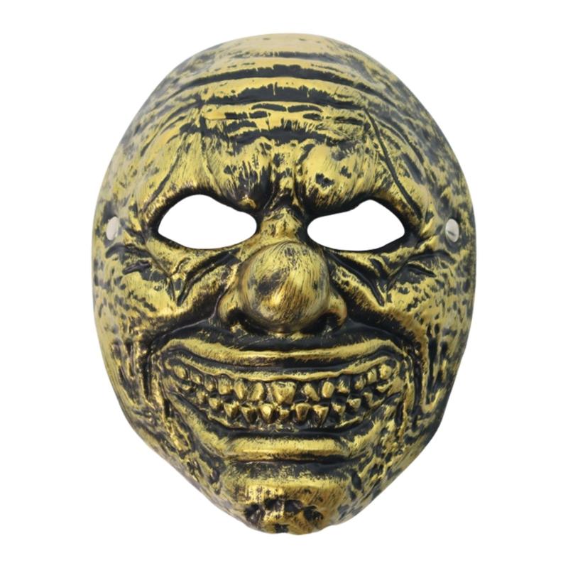 Halloween Mask Masquerade Mask Funny Clown Mask Mardi Gras Mask Scary Latex Full Face Mask for Cosplay Party Props