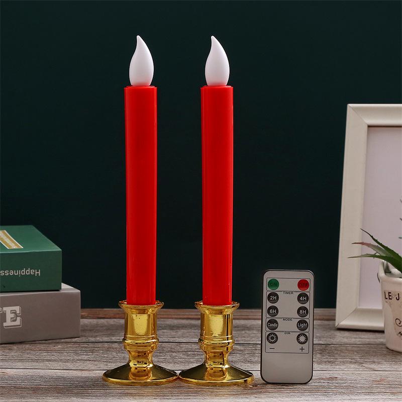 LED Flameless Long Pole Candle Light for Church, Wedding, Venue Decor