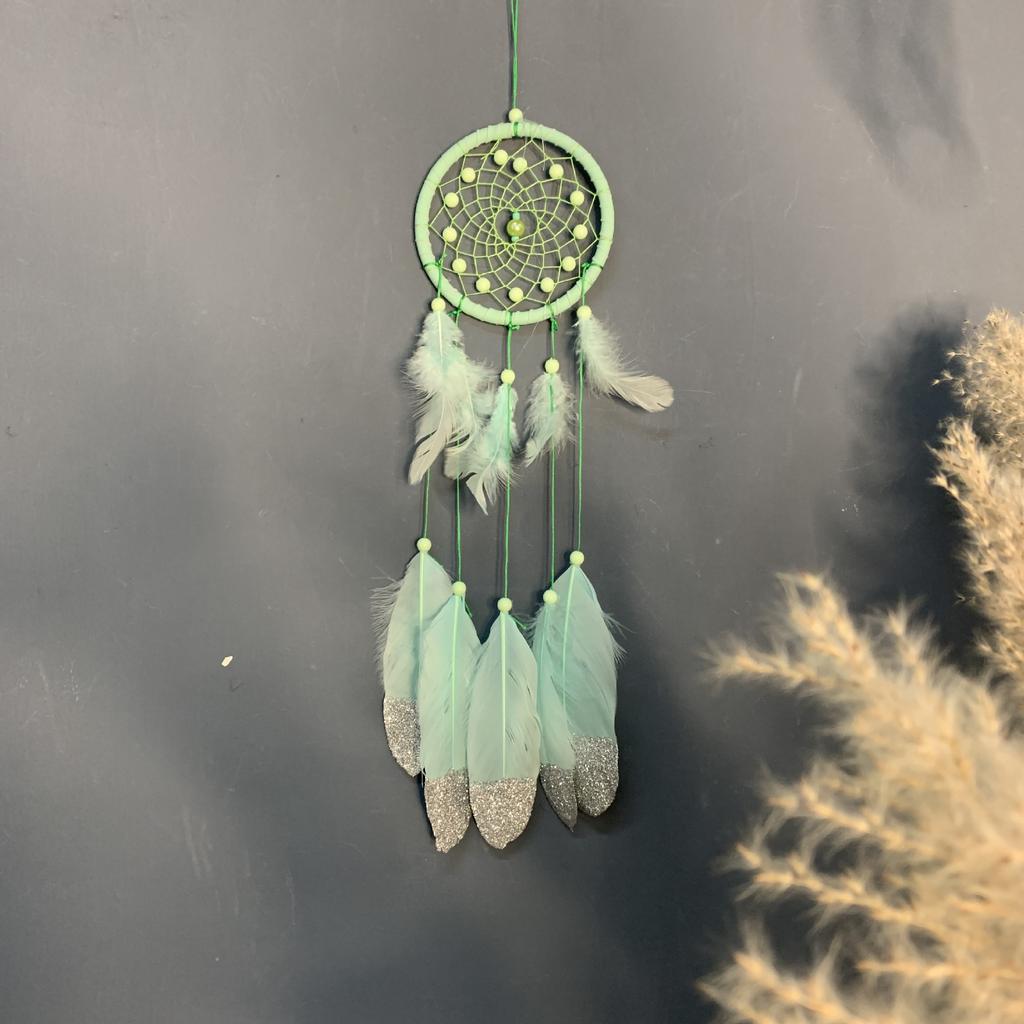 Traumfänger Zwiebelpulver Gänsefeder Traumfänger Gastfamilie Wanddekoration Hängedekoration Traumfänger Traumfänger