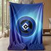 Hamburger SV Football Print Flannel Blanket, Soft Warm Lightweight Throw Blanket for Sofa Bed Camping