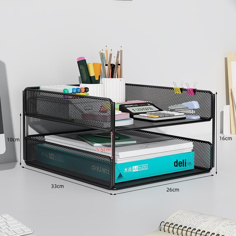 

Multilayer Office Desk Organizer and File Storage Set