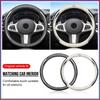 PU Leather Carbon Fiber Car Steering Wheel Cover Emblem Car Accessories For Opel Astra H G J Insignia Mokka Zafira Corsa Vectra B C D
