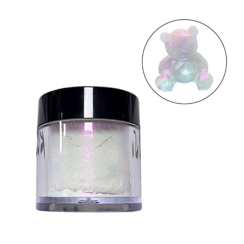 Glitter Powder Nails Highlighter Powder for Nail Art Gel Polish Mermaid Unicorn Face Powder Manicure Pigment Glitter