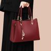 Bag Women's New Handheld Mom Bag Large Capacity Atmospheric Wedding Bag Leather Shoulder Women's Bag