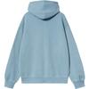 Carhartt WIP Loose Fit Square Label Kangaroo Pocket Zip Long Sleeve Jacket Men jackets Light-Blue I033064-2PA-GD