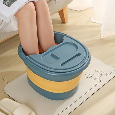 Faltbare Fußbadewanne Über-Waden-Fußbadewanne Haushalts-Fußbadewanne Kinder-Fußbadewanne Tragbare faltbare Eimer-Fußbadewanne