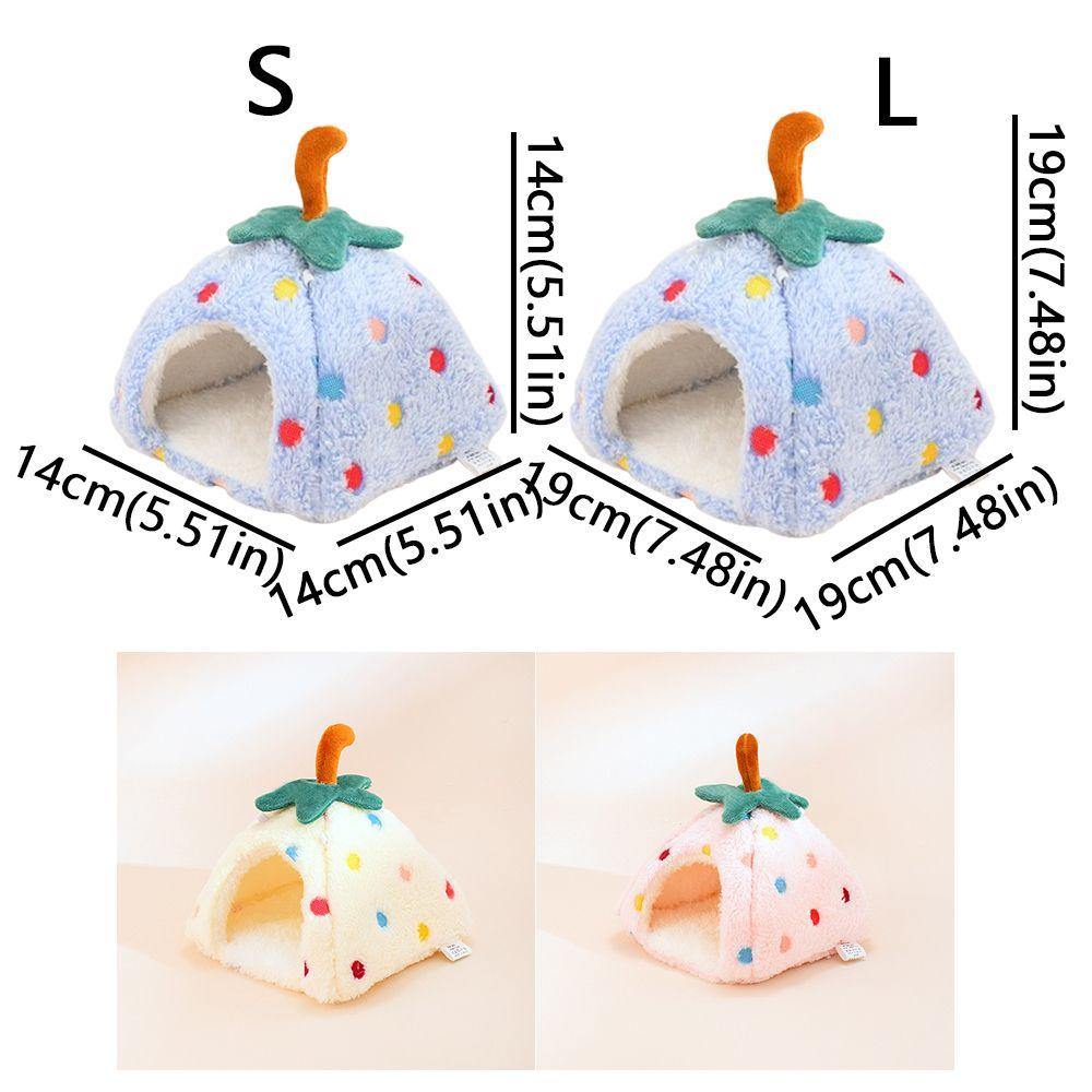 Thickened Small Pet Sleeping House Breathable Hamster Nest Cozy Animal Shelter Daily Rest