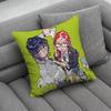 AAya Oosawa And MMitsuki Koga Print Pattern Sofa Cushion Cover Pillowcase Home Party Car Bedding