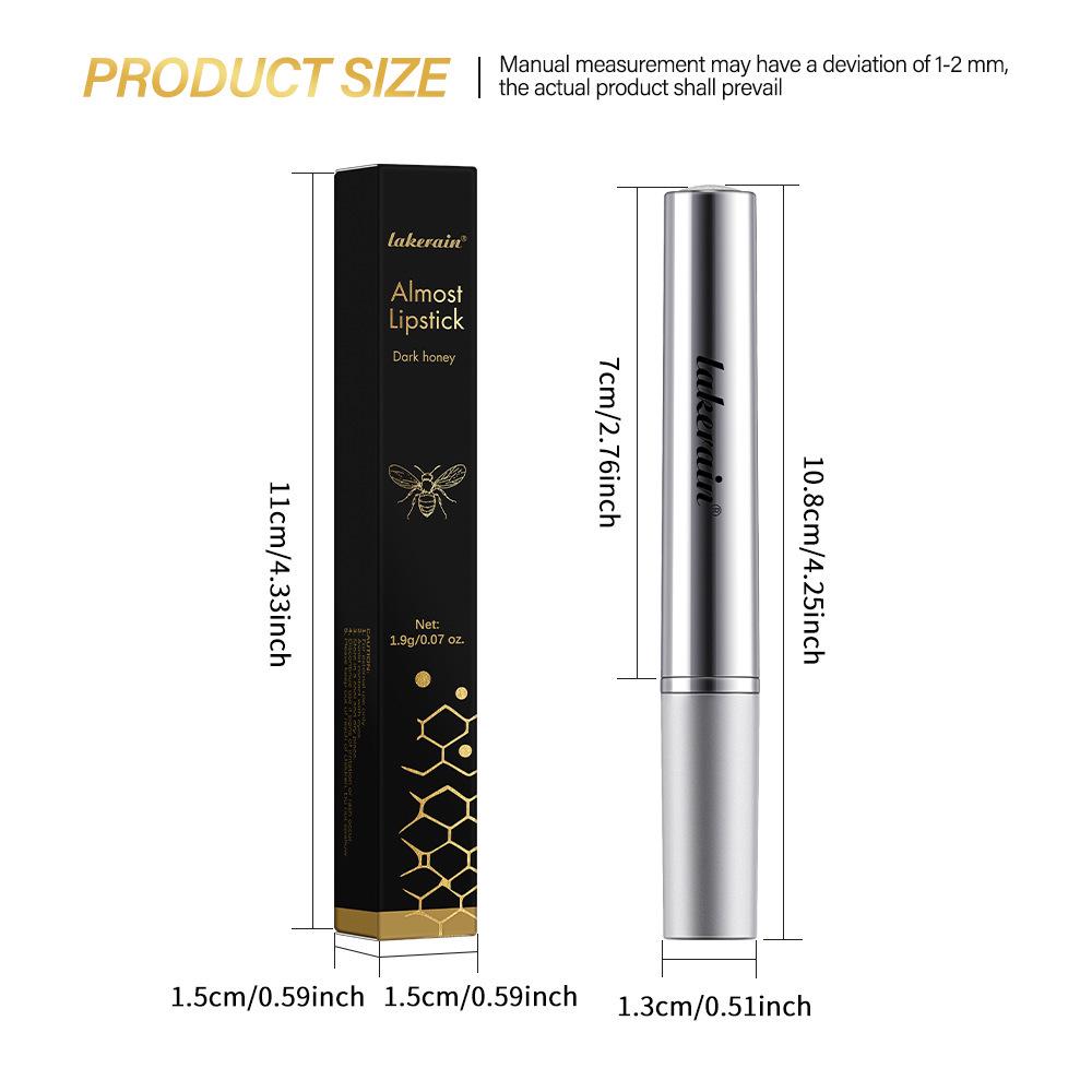 Lakerain Moisturizing Black Honey Lipstick - Bestseller