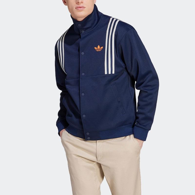 Adidas Originals SS23 Adicolor Seria Retro anilor 70 Jachetă de trening Bărbați Indigo Închis IP6978