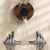 12pcs No-Drill Design Imitation Wood Door Hook Self-adhesive Key Holder Coat Hanger  Hanging Keys