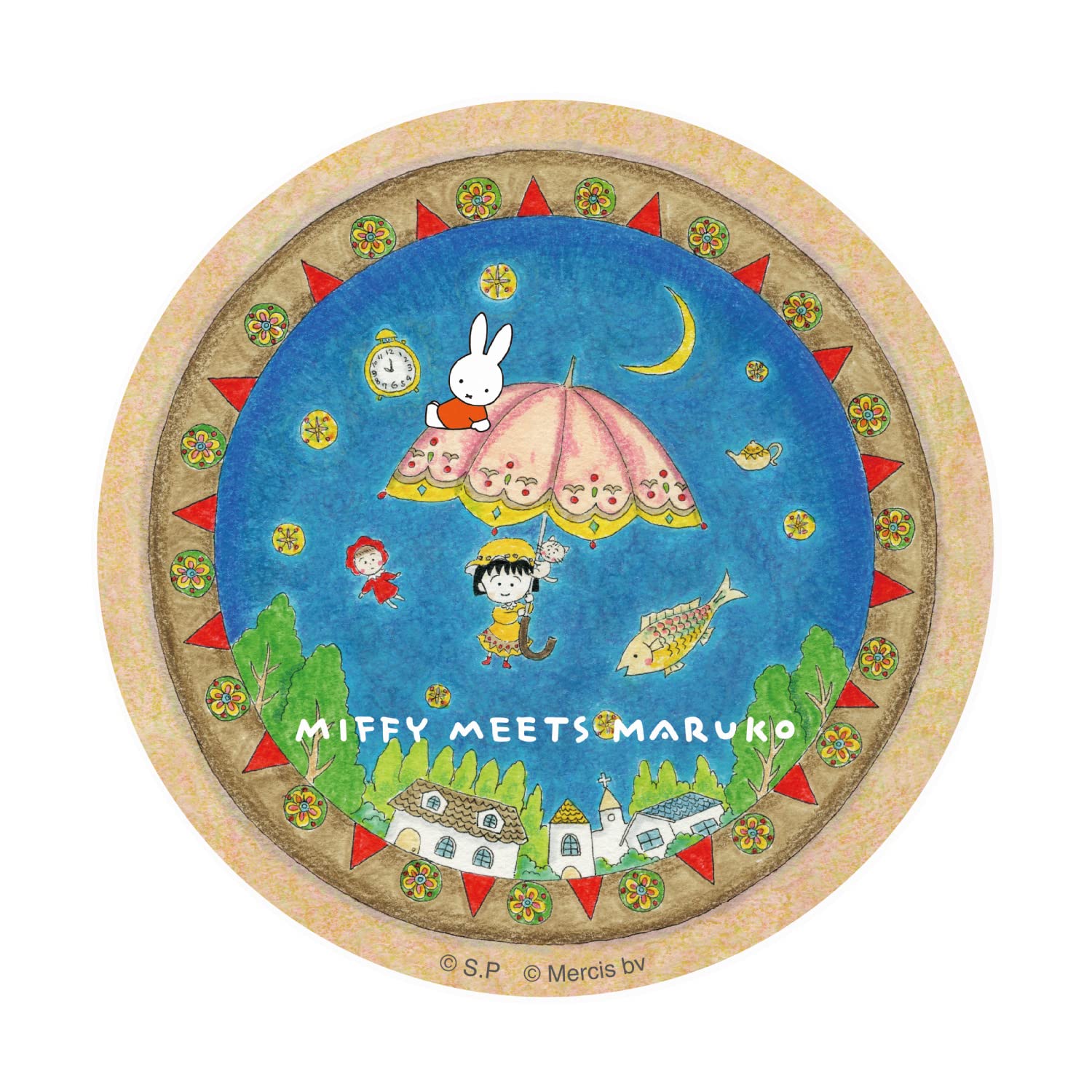 

Gourmandies Miffy Meets Maruko Чехол для катушки шнура Miffy Meets Maruko MF-356A