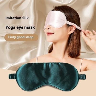 Double-Sided Silk Yoga Eye Mask Yoga Mat Meditation Mat Light-Blocking Eye Relieve Eye Strain Yoga Accessories Gym Equipment