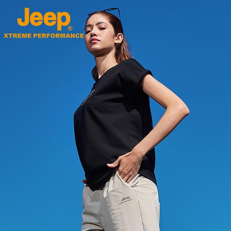 Jeep Men s Summer Moisture-Wicking Ice Feel Short Sleeve Outdoor T-Shirt M/160