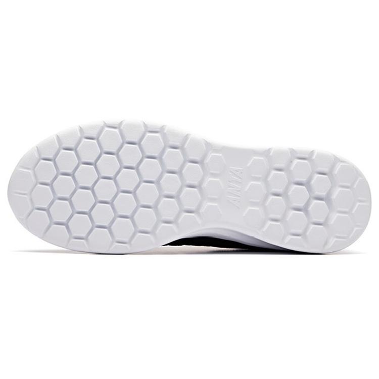 Anta Running Collection Mesh Breathable And Lightweight Low top Running Shoes Men's Black White 91915586-3
