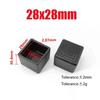 Black PVC Furniture Table Foot Tip Chairs Legs Pad Protector Cover Square/Round Caps Pipe Plug Lid Tube Hole Protection End Cap