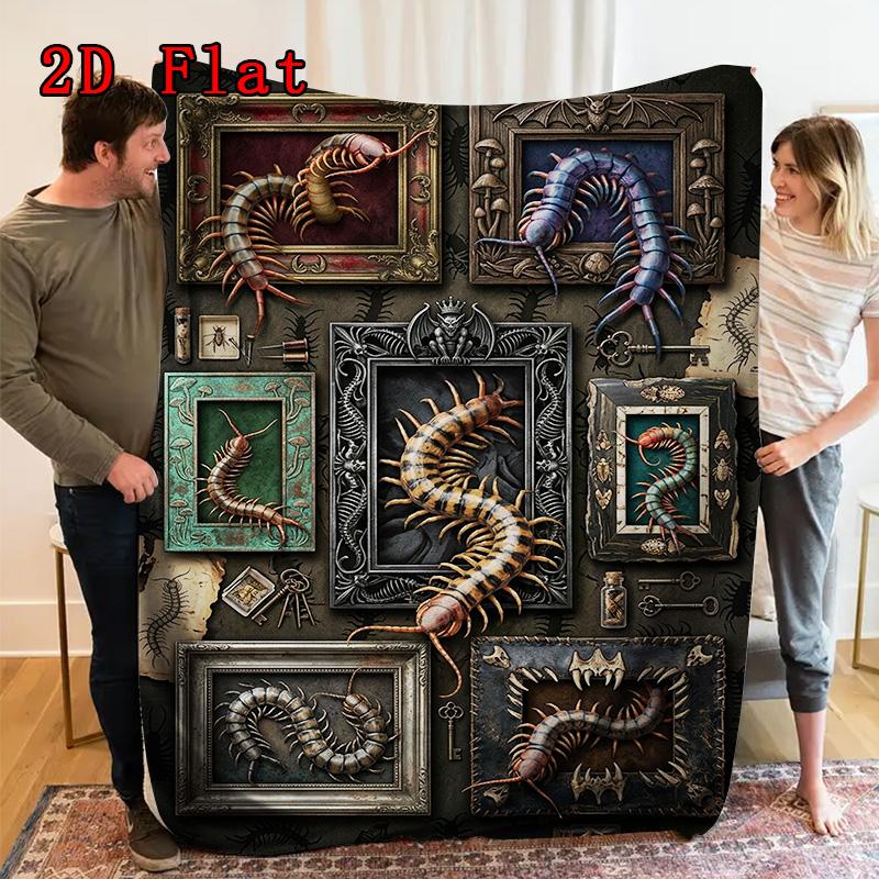 Cylindropetalus Collection 2D Flat Pattern Flannel Blanket, High quality All Seasons, Home Decor, Warmth and Comfort, Perfect for Christmas Gifts.