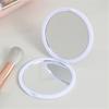 Travel Portable Foldable Vanity Mirror With Regular Glass Panel Double Side Compact Styles Handheld Cosmetic Mirror Tool