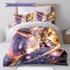 Gundam Bedding Set Char’s Zaku Anime Duvet Cover Polyester Soft Bed Linen Bedroom Set -QJY
