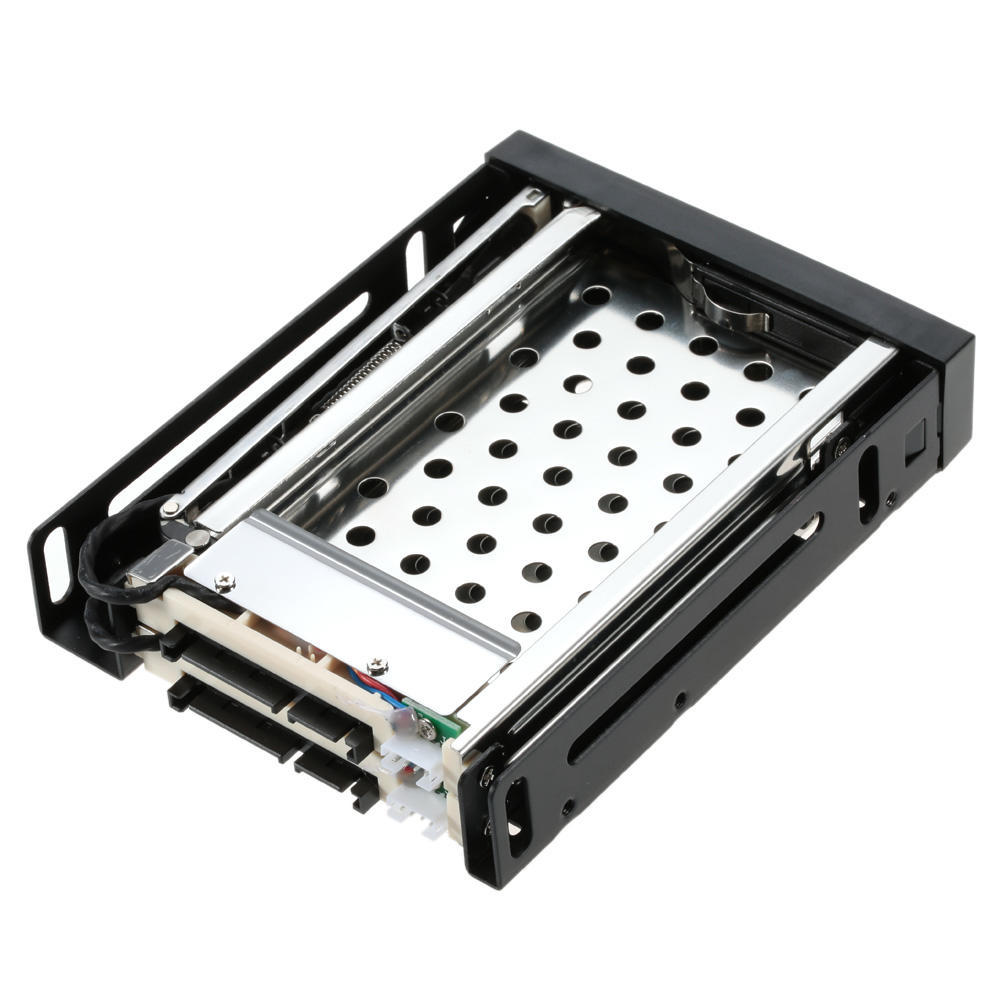 Doppelbucht 2,5 Zoll SATA III Festplatten HDD & SSD Tray Caddy Internes mobiles Rack Gehäuse Dockingstation Hot-Swap für Desktop