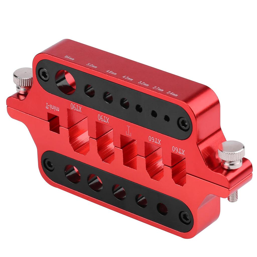 1ks hliníková slitina multifunkční pájecí stanice jig aid pro XT60 XT90 banánový konektor T