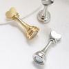 Nail Art Practice Base Resin Display Stand with Sea Shell Designs for Manicure Training Nail Artists Practice Base