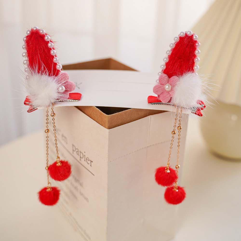 

Hanfu Accessories Bunny Ears Antique Hair Clips Tassel Hairgrips Hanfu Headdress Kids Hair Pin