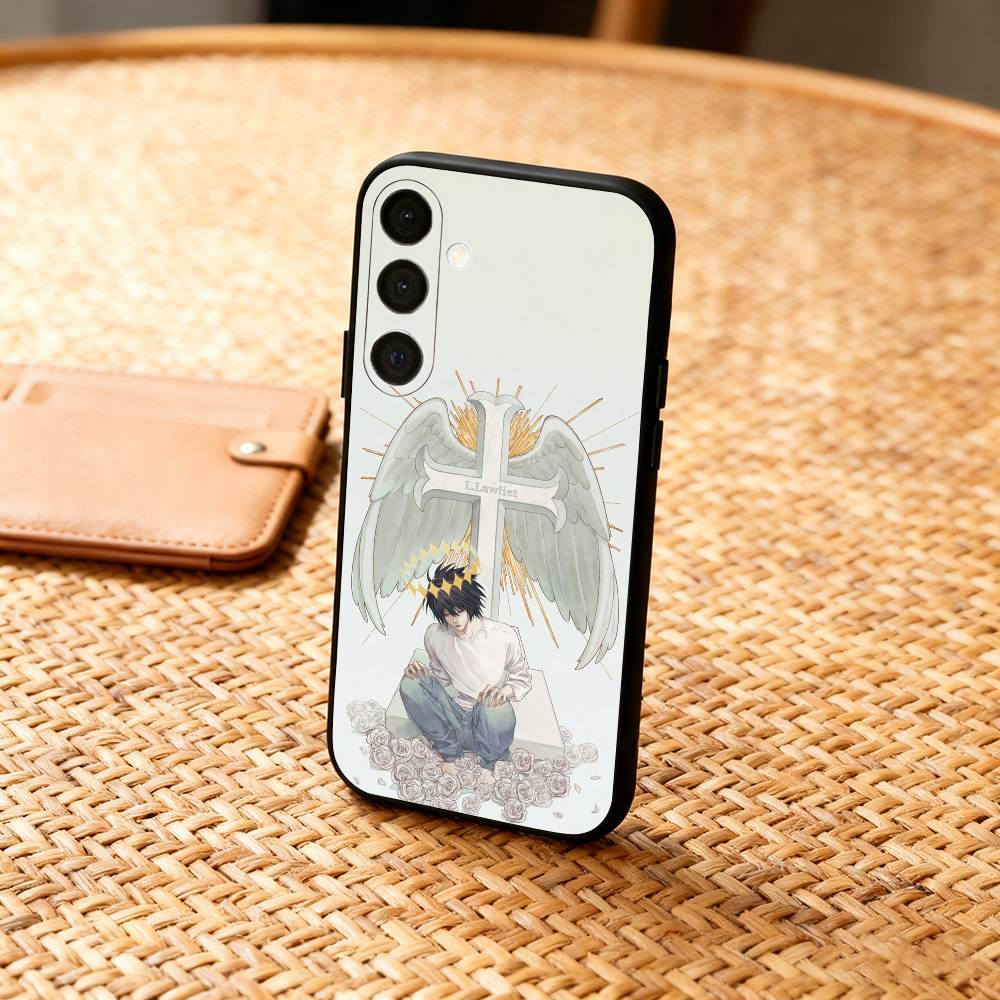 

D-Death N-Note Anime Phone Case For Samsung A73,72,71,53,52,51,22,91,80, Soft Black Cover Samsung a70
