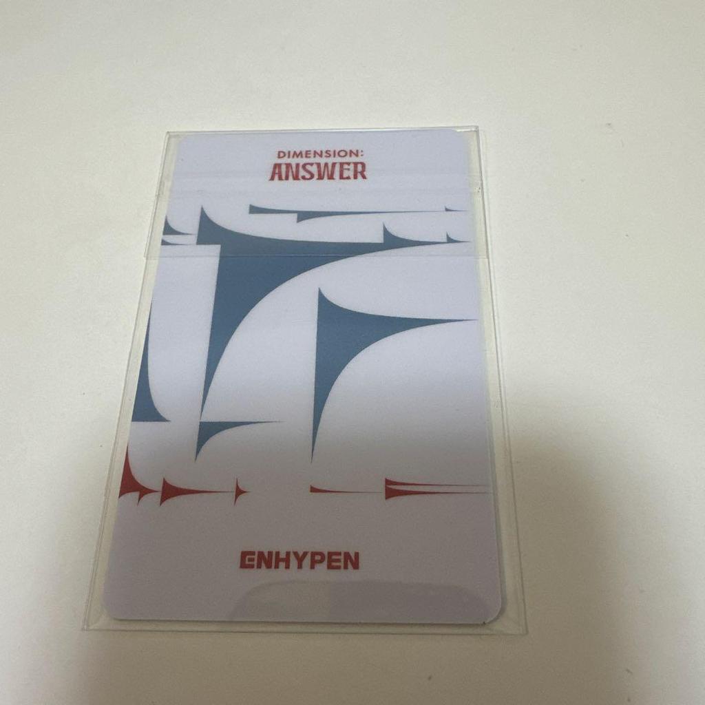 [USED] ENHYPEN Jungwon Answer Lucky Drop Trading Card